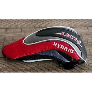 Pole Kat Hybrid Fairway 3 Fury XRZ Golf Club Head Cover Black and Red